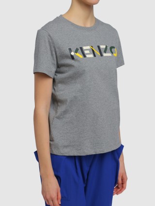 Сіра футболка KENZO : фото 3 - Invogue