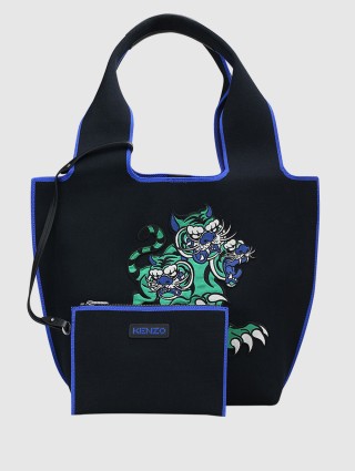 Чёрная сумка KENZO: фото 3 - Invogue