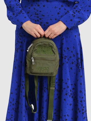 Зелёный рюкзак KENZO: фото 1 - Invogue