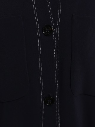 Синяя куртка MARC CAIN: фото 5 - Invogue