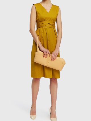 Жёлтое платье MAX MARA: фото 1 - Invogue