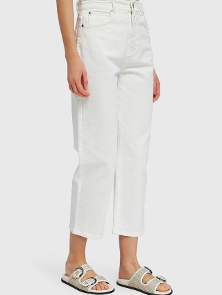 Белые брюки WEEKEND MAX MARA: фото 3 - Invogue