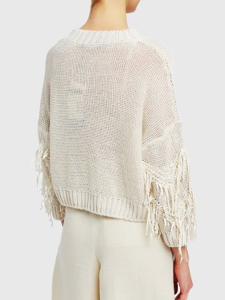 Кремовый свитер WEEKEND MAX MARA: фото 4 - Invogue
