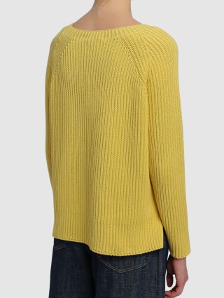Жёлтый свитер WEEKEND MAX MARA: фото 4 - Invogue