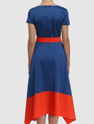 Синее платье WEEKEND MAX MARA: фото 4 - Invogue