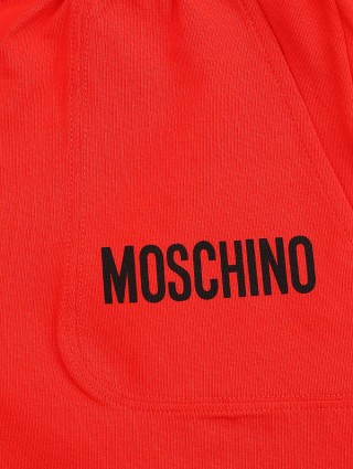 Красные шорты MOSCHINO KIDS: фото 2 - Invogue