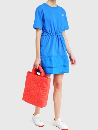 Бирюзовое платье KENZO: фото 1 - Invogue