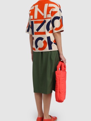 Зелёная юбка KENZO: фото 2 - Invogue