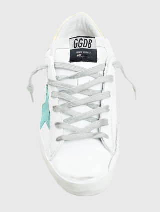 Белые сникерсы GOLDEN GOOSE: фото 4 - Invogue
