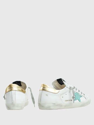 Белые сникерсы GOLDEN GOOSE: фото 3 - Invogue