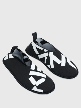 Чёрные лоферы KENZO: фото 1 - Invogue