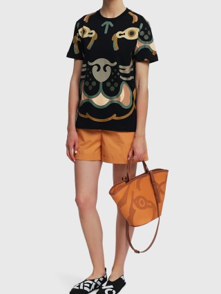 Чёрная футболка KENZO: фото 1 - Invogue