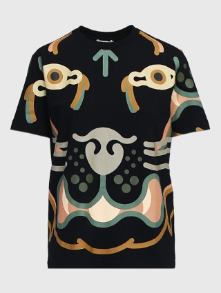 Чёрная футболка KENZO: фото - Invogue