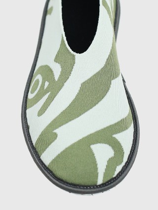 Зелёные эспадрильи KENZO: фото 4 - Invogue