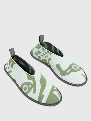 Зелёные эспадрильи KENZO: фото 1 - Invogue