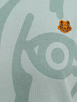 Зелёное платье KENZO: фото 5 - Invogue