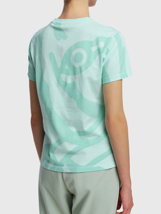 Бірюзова футболка KENZO : фото 4 - Invogue