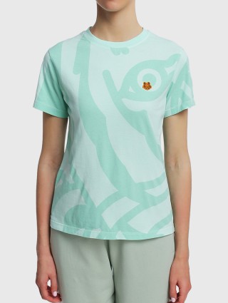 Бірюзова футболка KENZO : фото 3 - Invogue