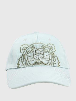 Зелёная кепка KENZO: фото - Invogue