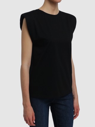 Чорний топ MARELLA : фото 3 - Invogue