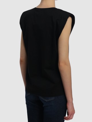 Чорний топ MARELLA : фото 4 - Invogue