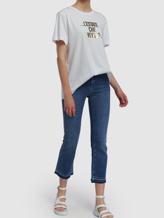 Белая футболка MARELLA: фото 1 - Invogue