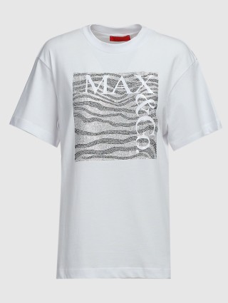 Белая футболка MAX&CO: фото - Invogue