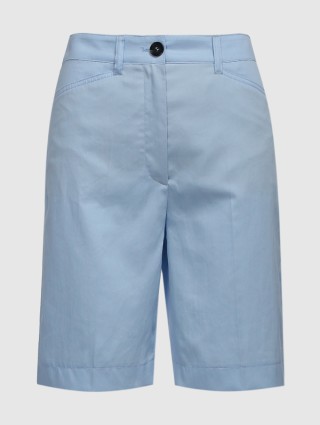 Голубые шорты MARC CAIN: фото - Invogue