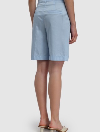 Голубые шорты MARC CAIN: фото 4 - Invogue