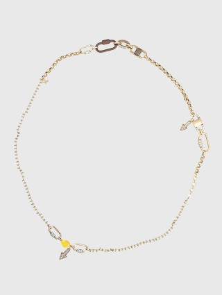 Золотое колье WEEKEND ACCESSORIES: фото - Invogue