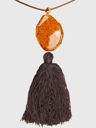 Жовте кольє WEEKEND ACCESSORIES : фото 1 - Invogue