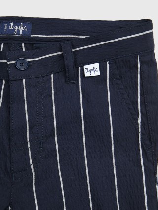 Сині штани IL GUFO : фото 2 - Invogue