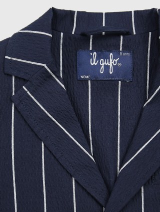 Синій жакет IL GUFO : фото 2 - Invogue