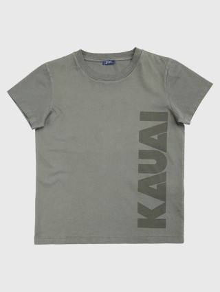 Темно-сіра футболка IL GUFO : фото - Invogue