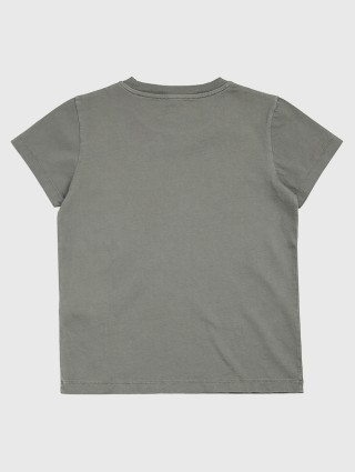 Темно-сіра футболка IL GUFO : фото 1 - Invogue