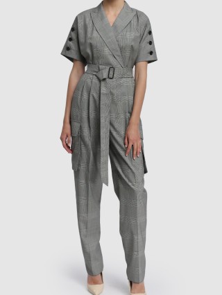 Чёрный комбинезон MAX MARA: фото 1 - Invogue