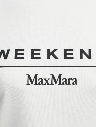 Белая футболка WEEKEND MAX MARA: фото 4 - Invogue