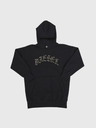 Чёрное платье DIESEL KIDS: фото - Invogue