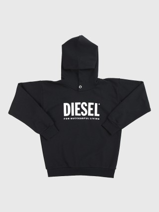 Чёрная кофта DIESEL KIDS: фото - Invogue