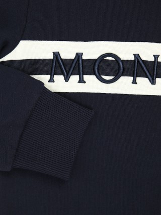 Синяя кофта MONCLER ENFANT: фото 2 - Invogue