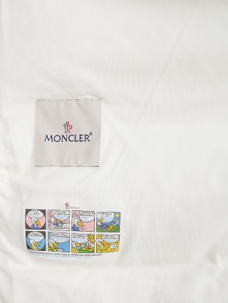 Кремовый конверт MONCLER ENFANT: фото 5 - Invogue