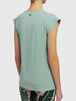 Зелёная блуза WEEKEND MAX MARA: фото 3 - Invogue