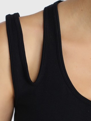 Чёрный комбинезон HELMUT LANG: фото 4 - Invogue