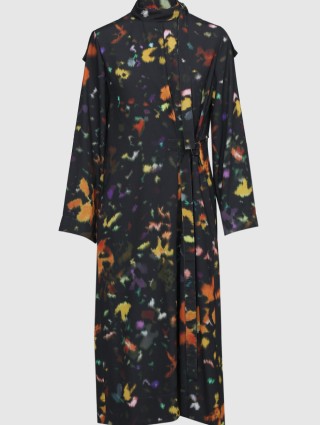 Чёрное платье KENZO: фото - Invogue