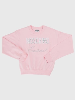 Рожеві кофта, штани MOSCHINO KIDS : фото - Invogue