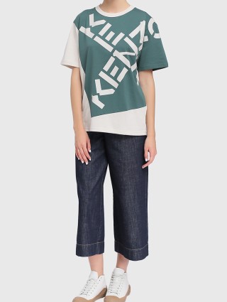 Сіра футболка KENZO : фото 1 - Invogue