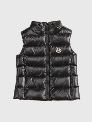 Чорний жилет MONCLER ENFANT: фото - Invogue