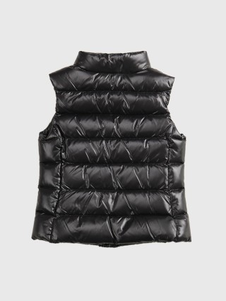 Чорний жилет MONCLER ENFANT: фото 1 - Invogue