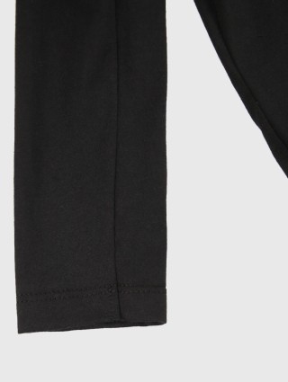 Чёрный джемпер MONNALISA: фото 3 - Invogue