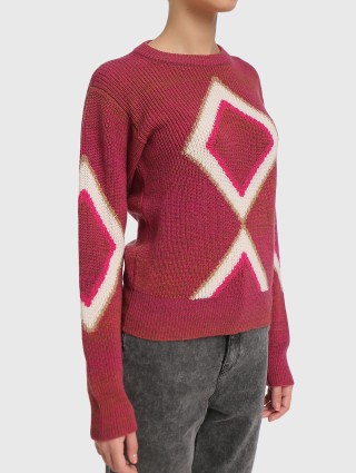 Розовый свитер MARELLA: фото 2 - Invogue